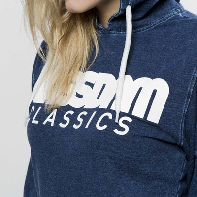 Mass DNM damska bluza Sweatshirt Hoody WMNS Classics - dark blue LIMITED EDITION