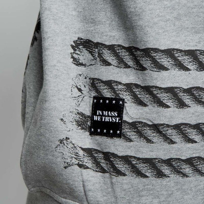 Mass DNM bluza Sweatshirt Crewneck Plate - light heather grey