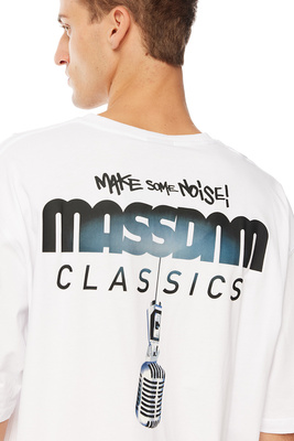 Mass Denim Koszulka Noise T-shirt biała