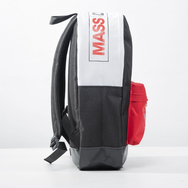 Mass Denim plecak backpack Conversion black / white / red BLAKK