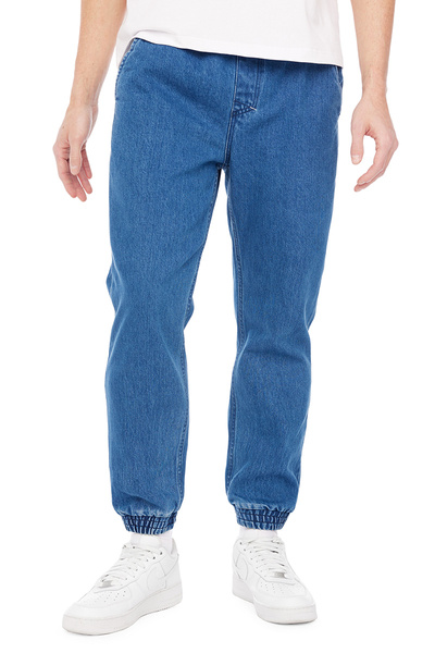 Mass DNM spodnie Joggers Jeans Signature 2.0 Sneaker Fit - niebieskie