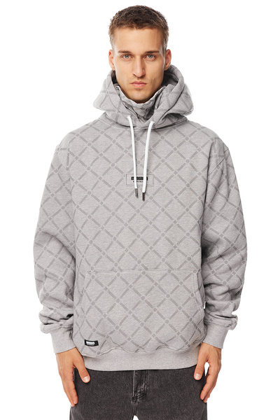 Mass DNM bluza Sweatshirt Monogram Hoody szara