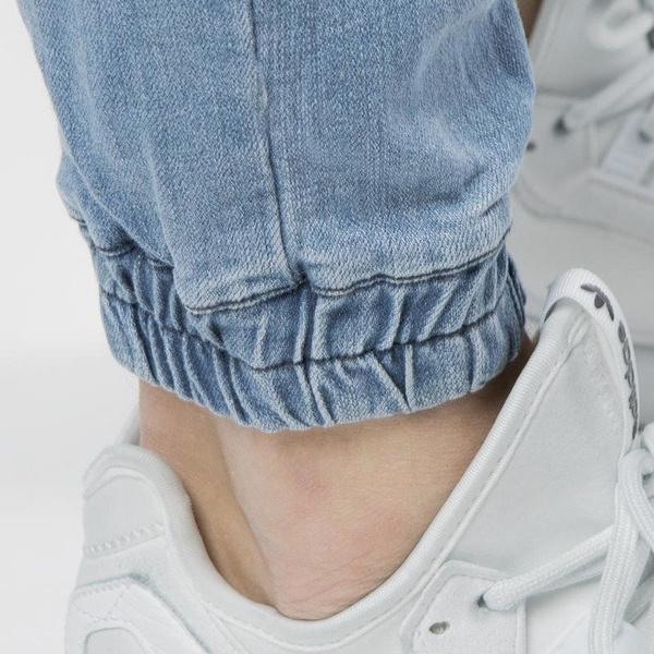 Mass DNM spodnie Joggers Jeans Sneaker Fit - light blue