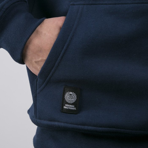 Mass Denim bluza hoody Three D navy