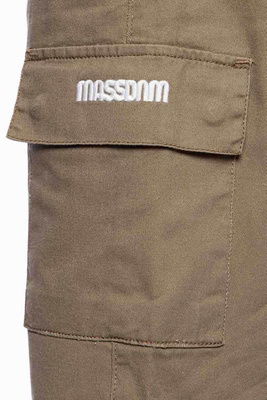 Mass Denim Szorty Cargo Shorts straight fit - beżowe