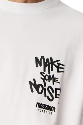 Mass Denim Koszulka Noise T-shirt biała