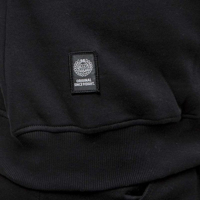 Mass Denim bluza crewneck Ptrol black