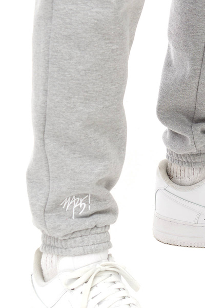 Mass DNM spodnie dresowe Signature Patch Sweatpants - szare