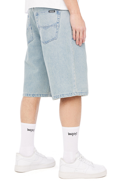 Mass DNM szorty Slang Jeans Shorts baggy fit - jasnoniebieskie