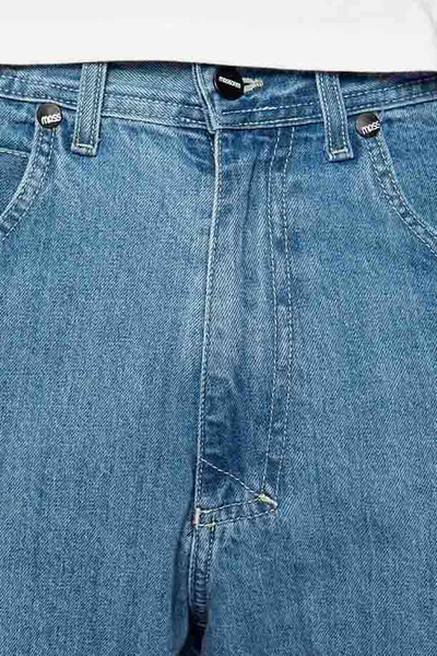 Mass DNM spodnie Jeans Craft Baggy Fit - jasnoniebieskie