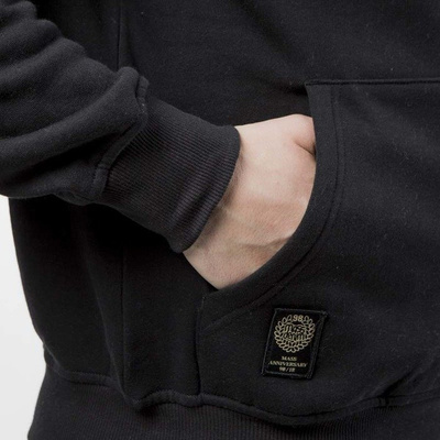 Mass DNM bluza Sweatshirt Hoody Marker - black