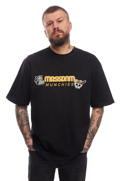 Mass DNM koszulka Munchies T-shirt - czarna