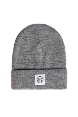 Mass DNM czapka zimowa Patch Beanie - szara