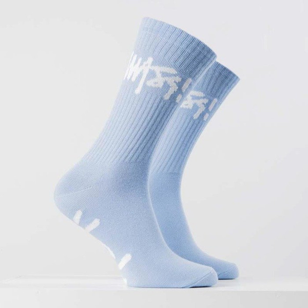 Mass DNM skarpety Socks  Signature - light blue