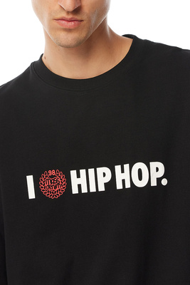 Mass Denim Koszulka FeelingsT-shirt czarna