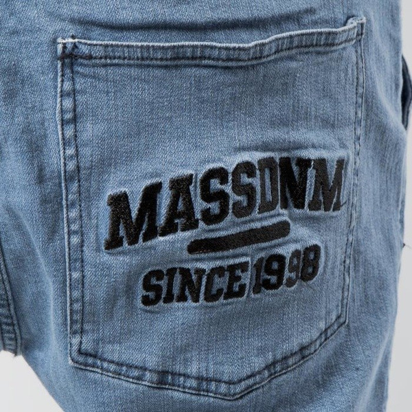 Mass DNM spodnie Joggers Jeans Sneaker Fit - light blue