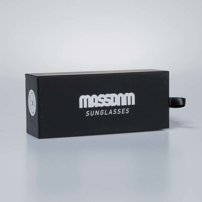 Mass DNM okulary Sunglasses Icon shine black / black