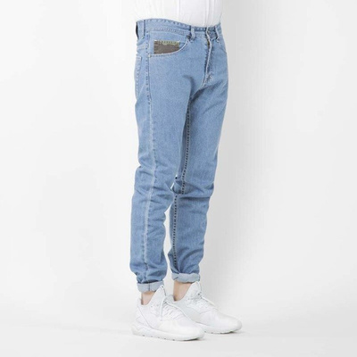 Mass Denim spodnie jeans Patrol tapered fit light blue SS2017