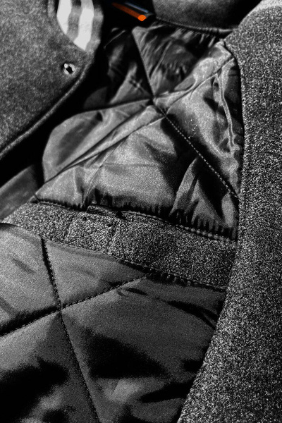 Mass DNM kurtka Jacket Athletic Baseball - ciemnoszara