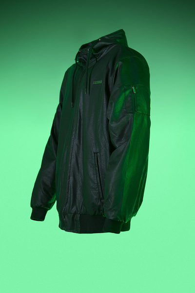 Mass DNM kurtka zimowa Jacket Flyer Quilted - czarna