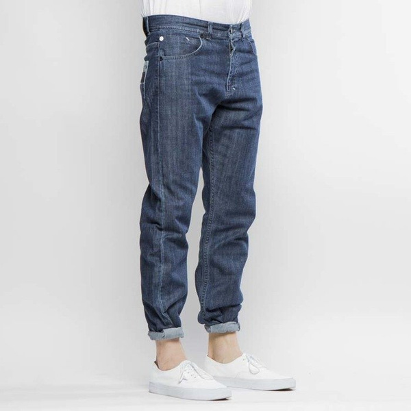 Mass DNM spodnie Demo Jeans Regular Fit - dark blue
