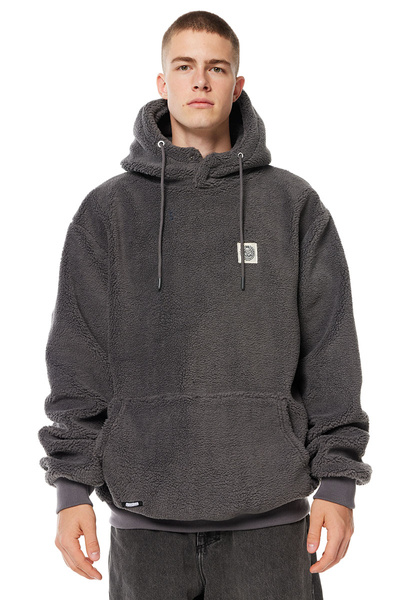 Mass DNM kurtka Patch Teddy Hoody Jacket - szara