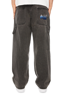 Mass DNM spodnie Wall Jeans Extra baggy Fit - czarne