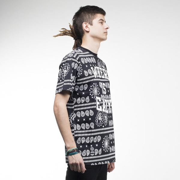 Mass Denim koszulka t-shirt Where is Eazy black
