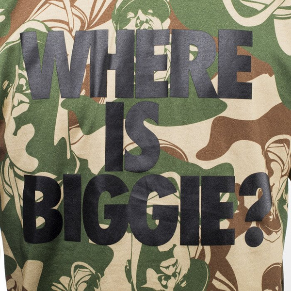 Mass Denim koszulka t-shirt Where is Biggie camo