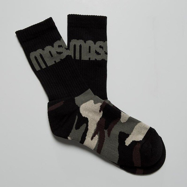 Mass DNM skarpety Half Camo Socks black