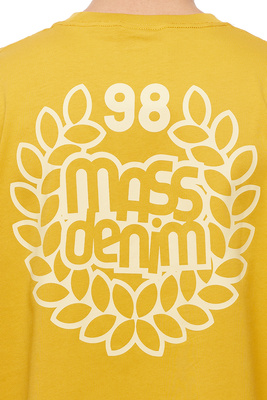 Koszulka Mass Denim Base Back T-shirt - żółta