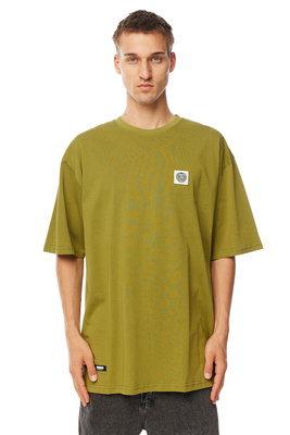 Mass Denim Patch T-shirt oliwkowa