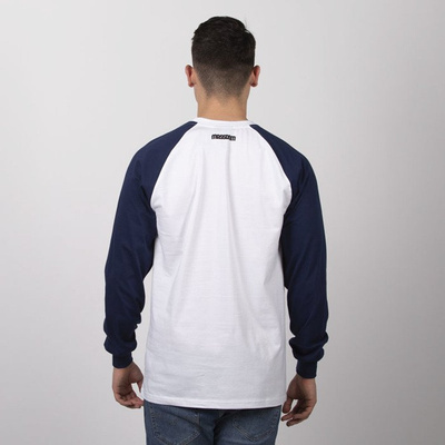 Mass DNM koszulka Classics Small Logo Longsleeve - white / navy