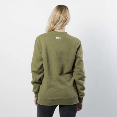 Mass DNM damska bluza Sweatshirt Crewneck Signature WMNS - khaki