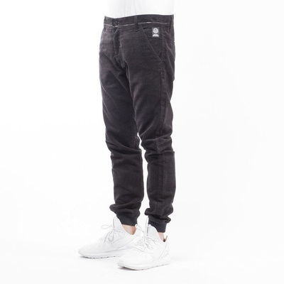 Mass Denim spodnie jogger chino Classics Corduroy sneaker fit black