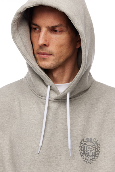 Mass DNM bluza Sweatshirt Base Back Hoody - szara