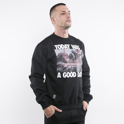 Mass Denim bluza crewneck Today black