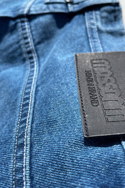 Mass DNM spodnie Jeans Slang Baggy Fit - niebieskie