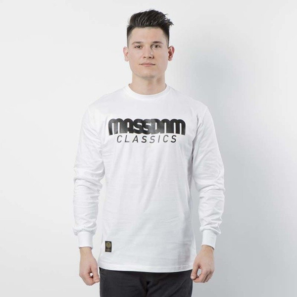 Mass DNM koszulka Longsleeve Classics - white
