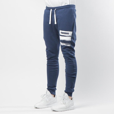 Mass DNM spodnie dresowe Trace Joggers Sweatpants - navy