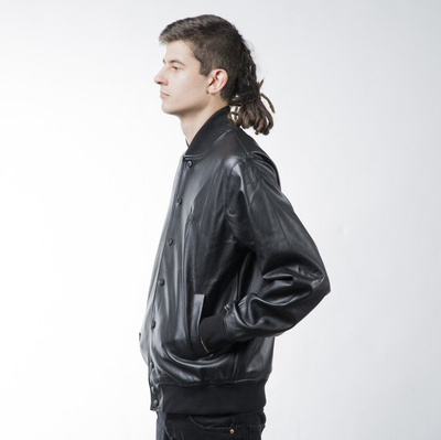 Mass Denim varsity jacket kurtka Supreme black