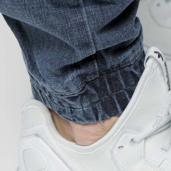 Mass DNM spodnie Street Sign Joggers Jeans Trap Fit - distressed denim