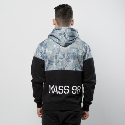 Mass DNM bluza Sweatshirt Hoody Pixel - black / multicolor 