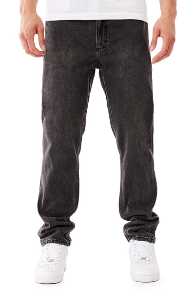 Mass DNM spodnie Box Jeans Relax Fit - czarne