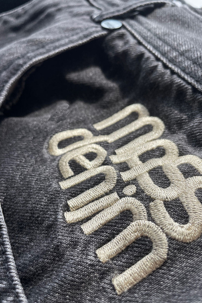 Mass DNM spodnie Crown Jeans Extra baggy Fit - czarne