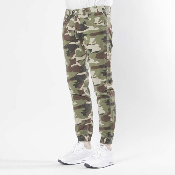 Mass DNM spodnie Base Joggers Sneaker Fit - woodland camo