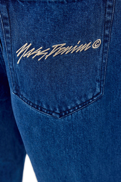 Mass DNM spodnie Jeans Initials Extra Baggy Fit - niebieskie