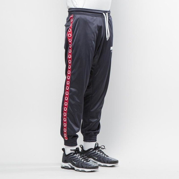 Mass DNM spodnie dresowe Trackpants Stripe - navy / red QUICKSTRIKE