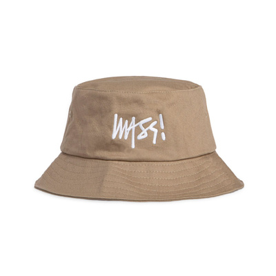Mass Denim kapelusz Signature Bucket Hat - beżowy