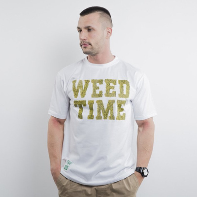 Mass Denim koszulka Weed Time white